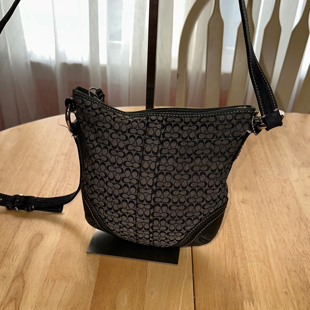 Coach Black Patterned Women's Bag